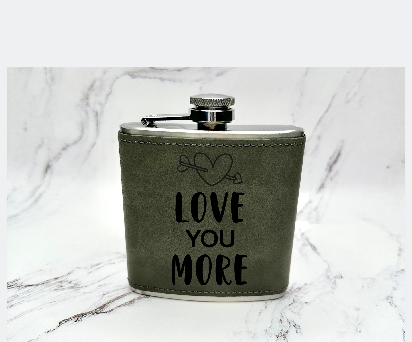 Leather Flasks with Ready Made Designs