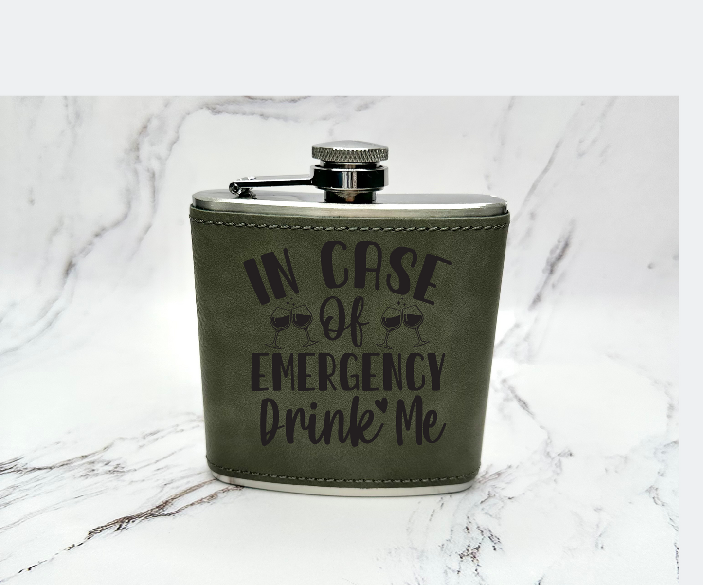 Leather Flasks with Ready Made Designs