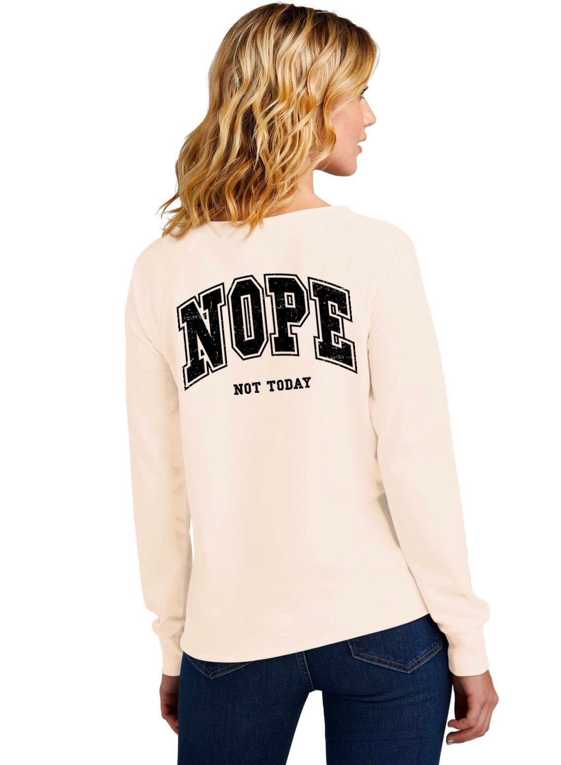 District Women's Featherweight French Terry Long Sleeve Crewneck