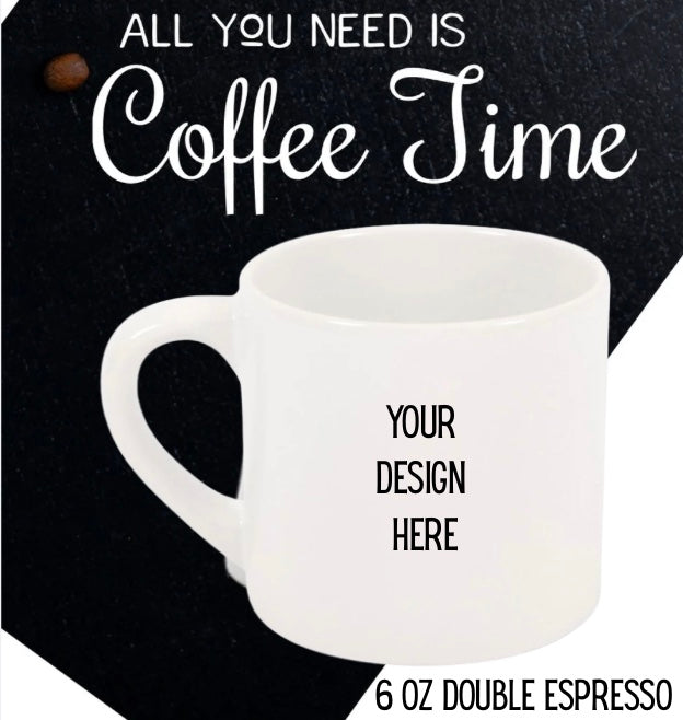 6 oz Double Espresso Cups Set
