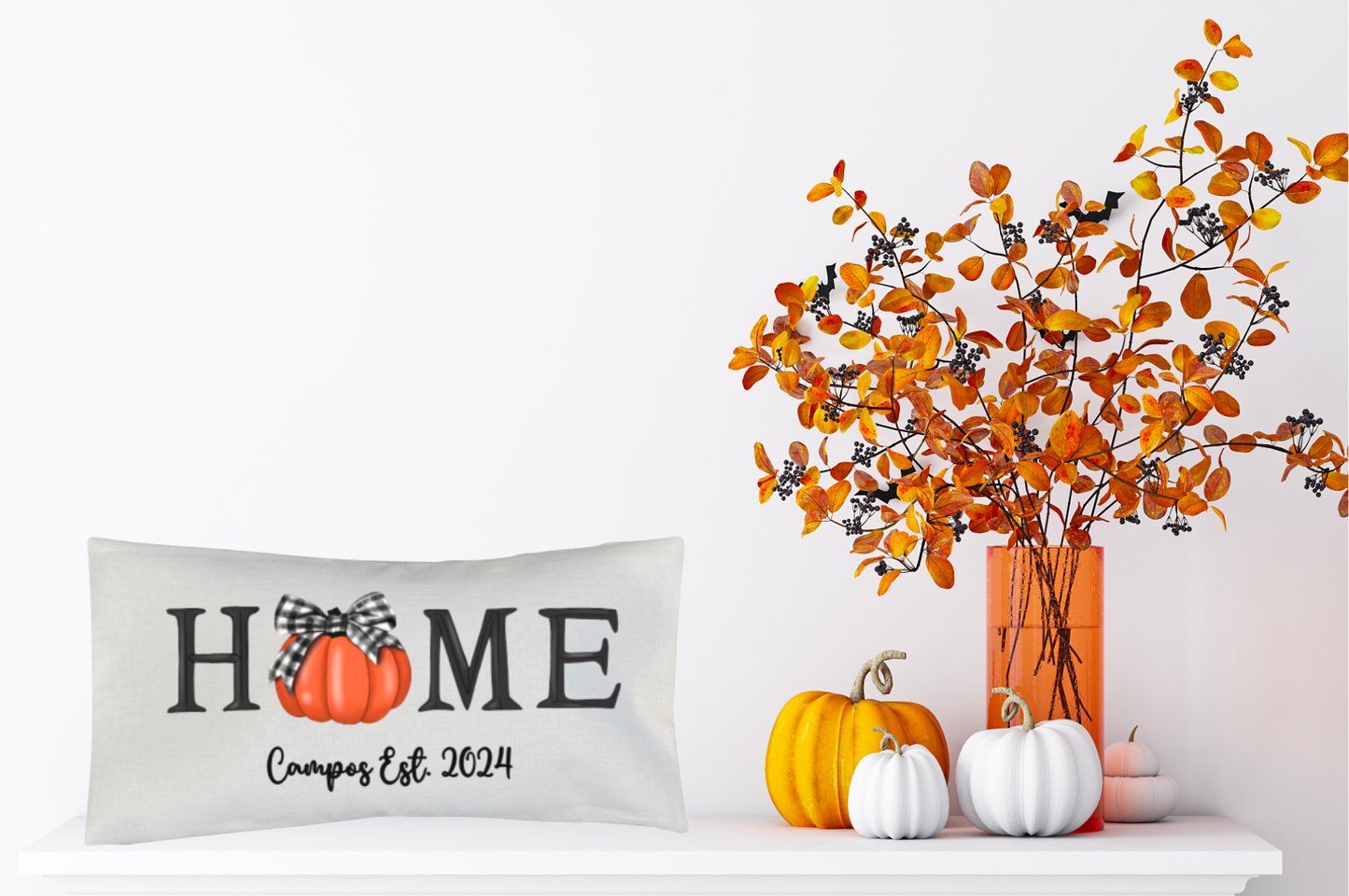 Fall Home Linen Pillow Cover