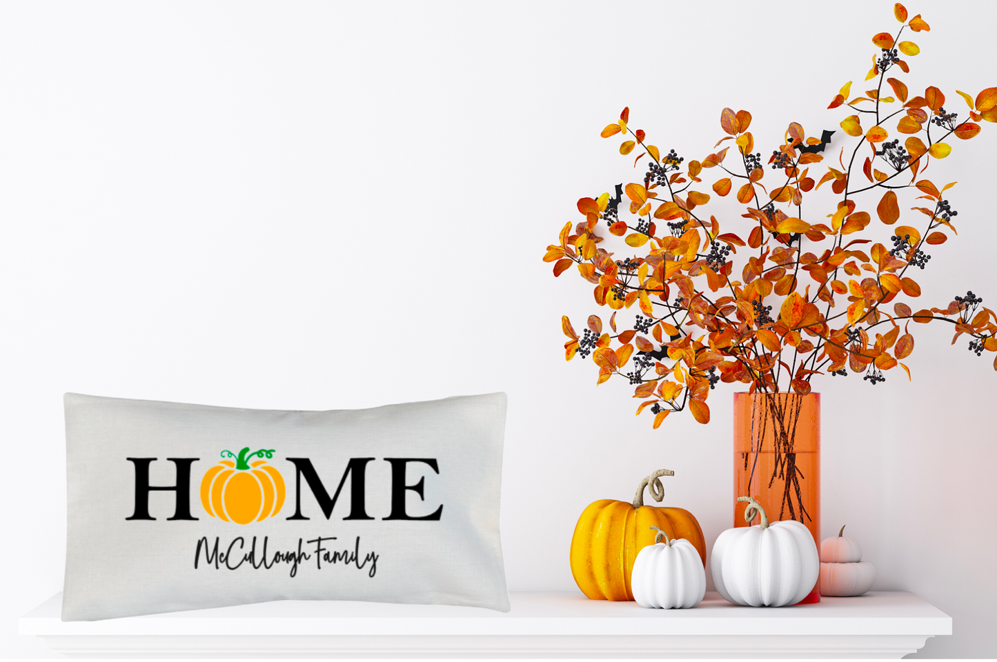 Fall Home Linen Pillow Cover
