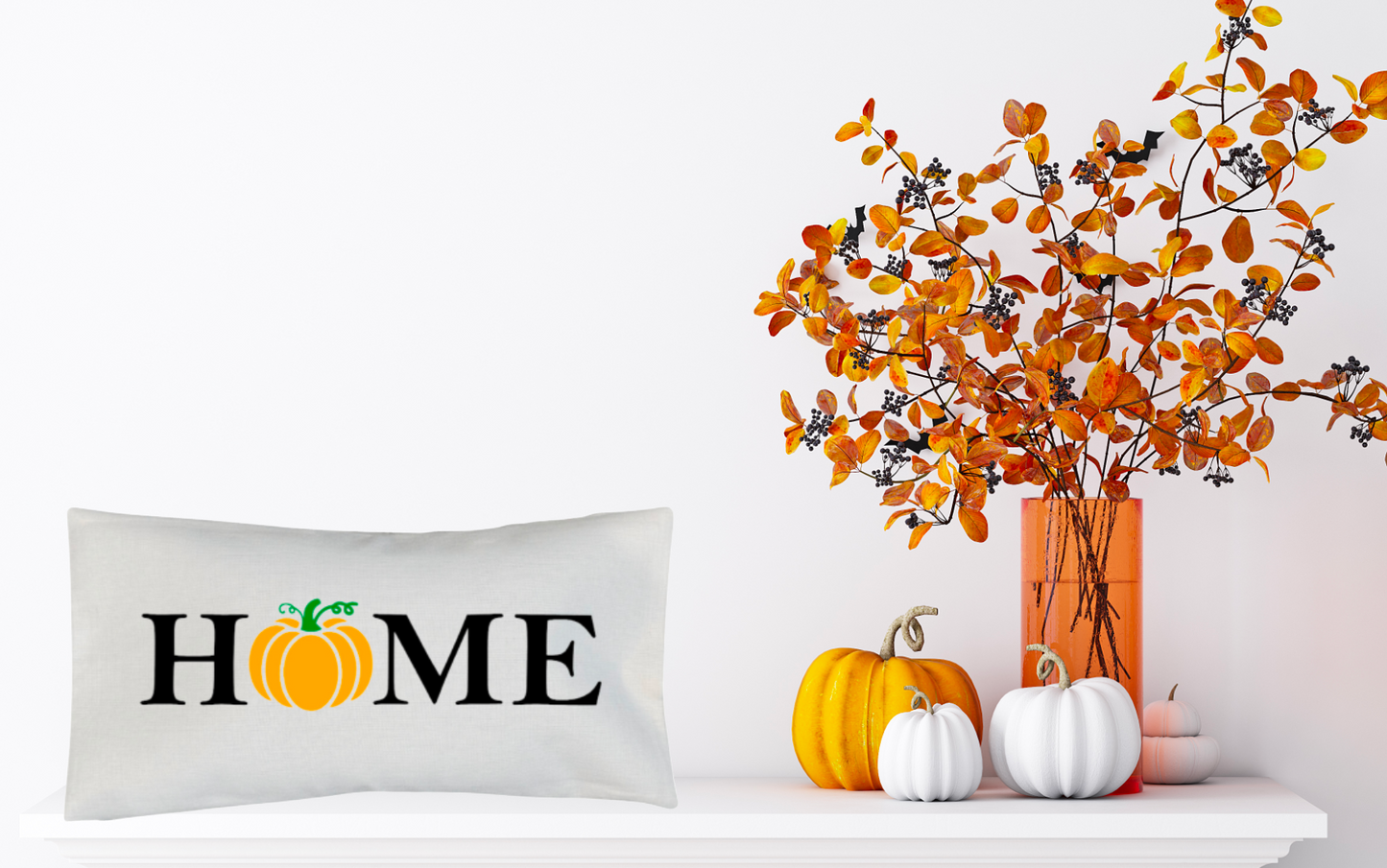 Fall Home Linen Pillow Cover