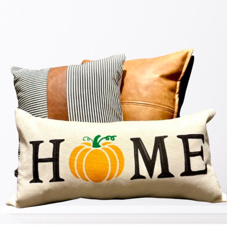 Fall Home Linen Pillow Cover