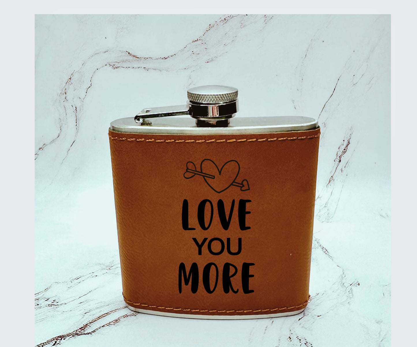 Leather Flasks with Ready Made Designs