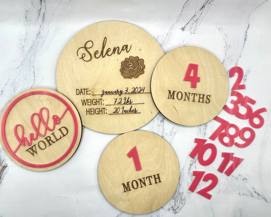 Baby Milestone Markers
