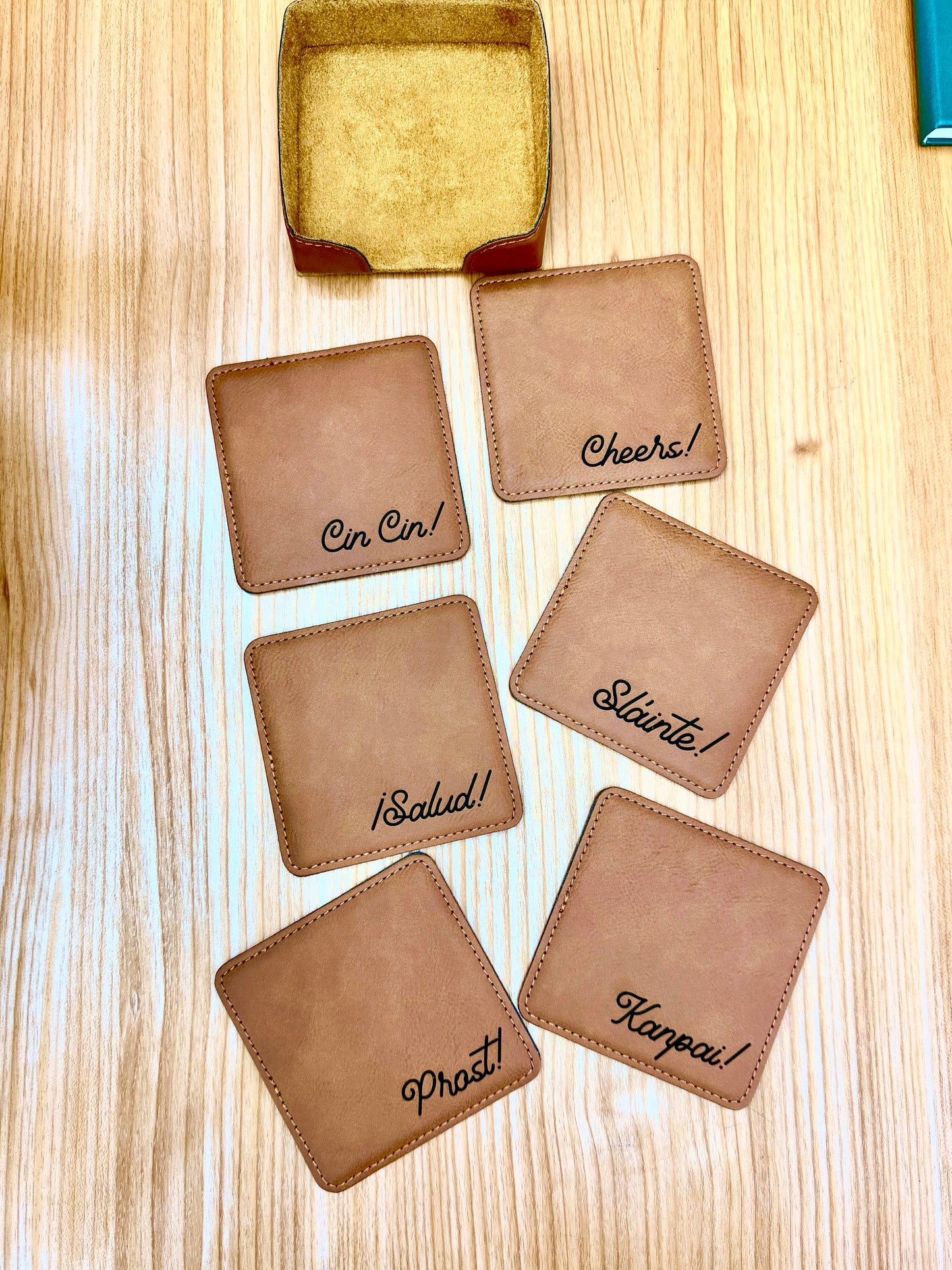 Cheers Coasters in 6 Languages!
