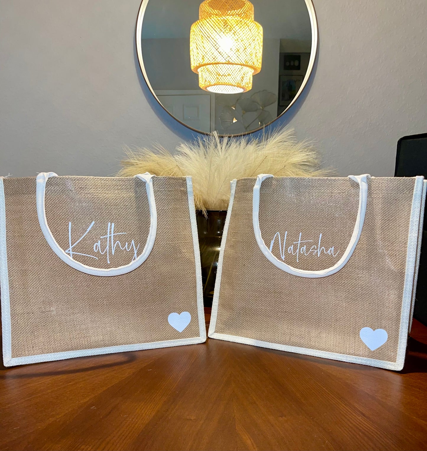 Jute Customizable Tote Bag