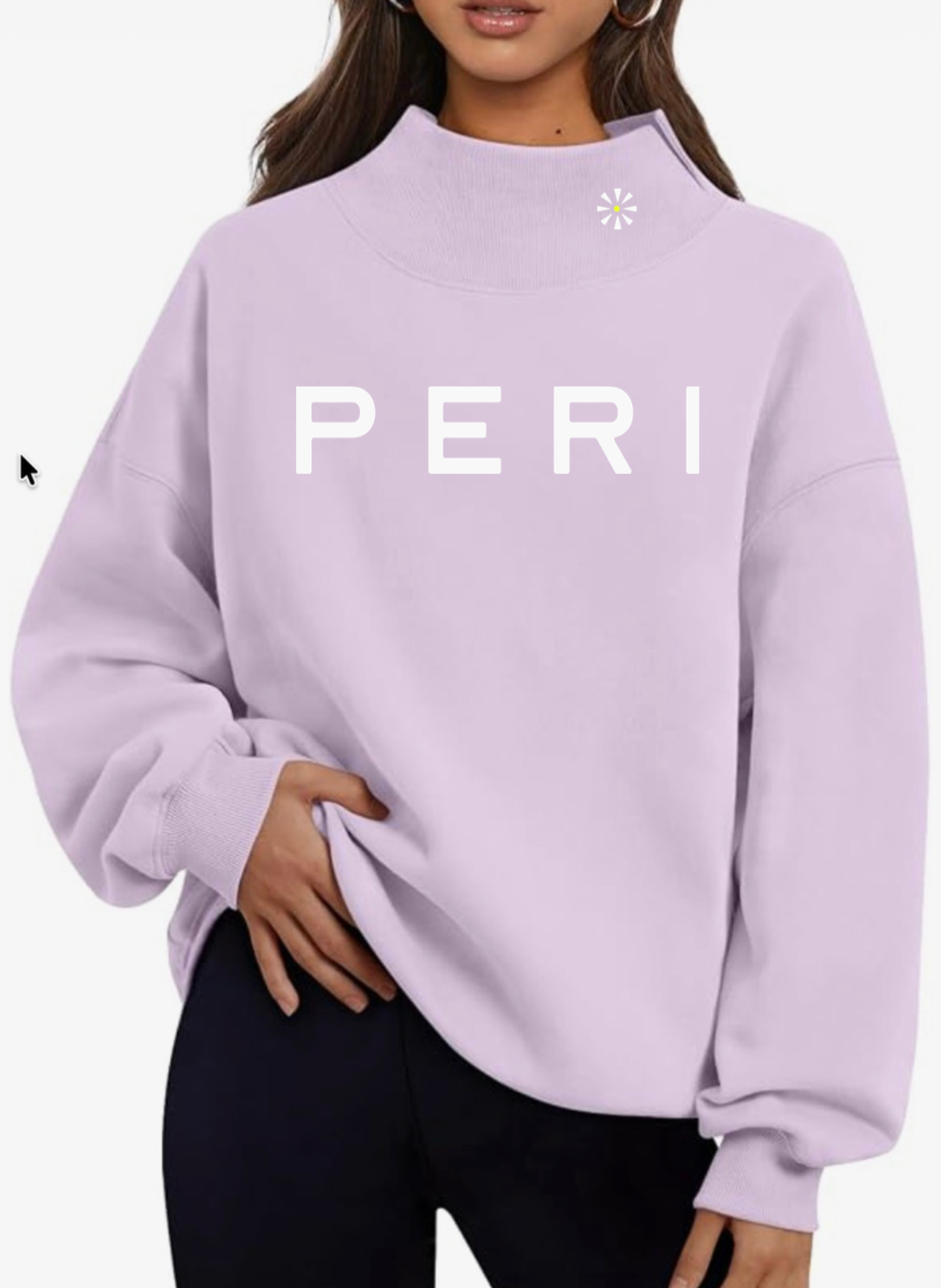 PREORDER Peri Mock Neck Sweater