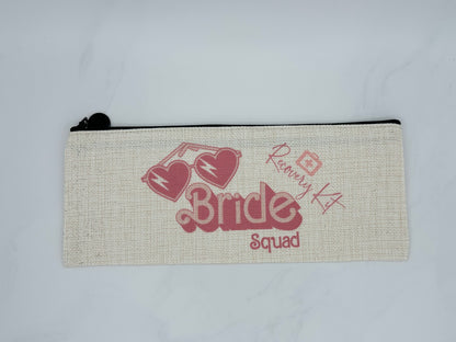 Bride & Bride Squad Cosmetic Bags
