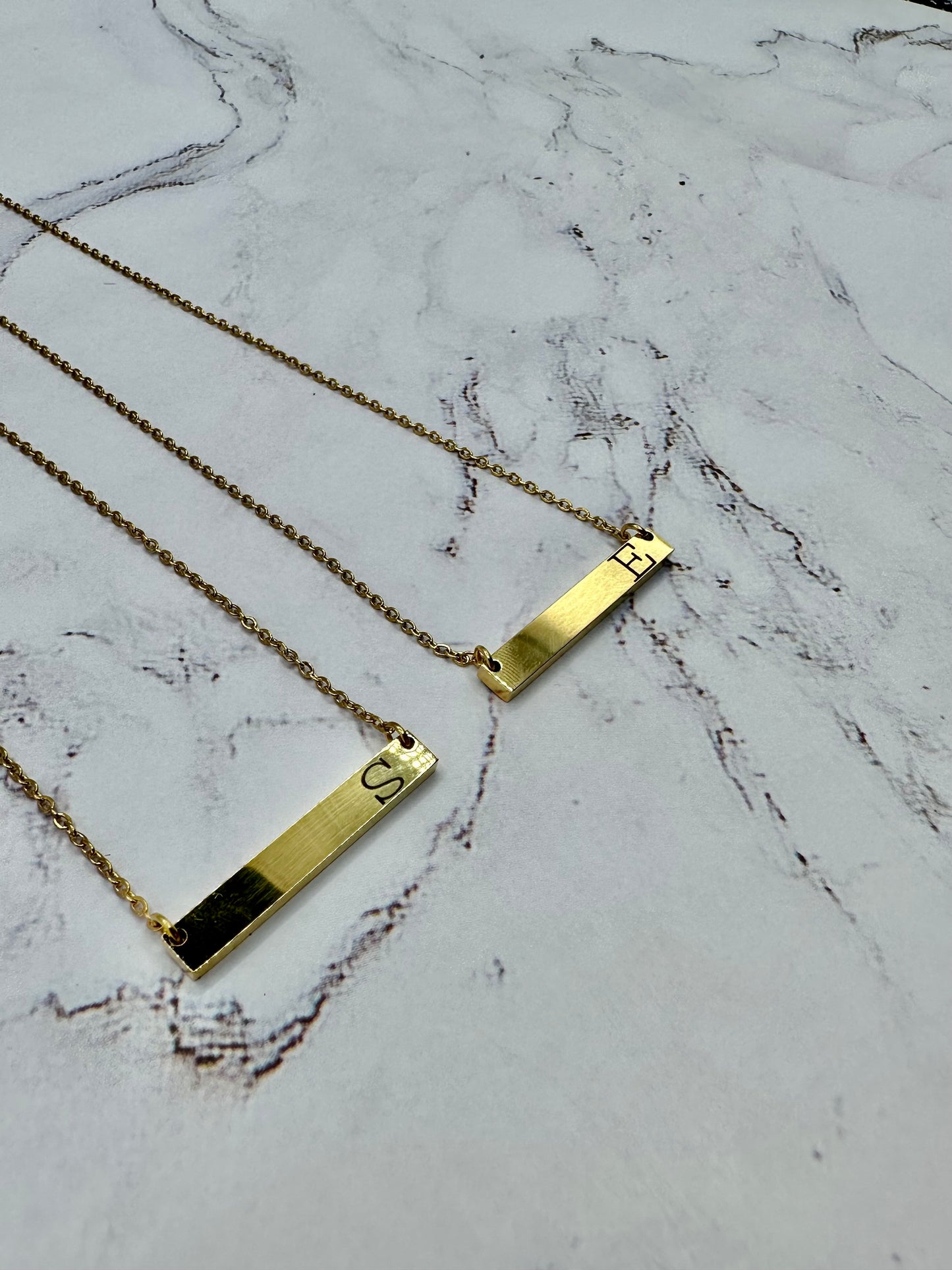 Horizontal Bar Necklace (Available with 18K Gold Coating & Stainless)