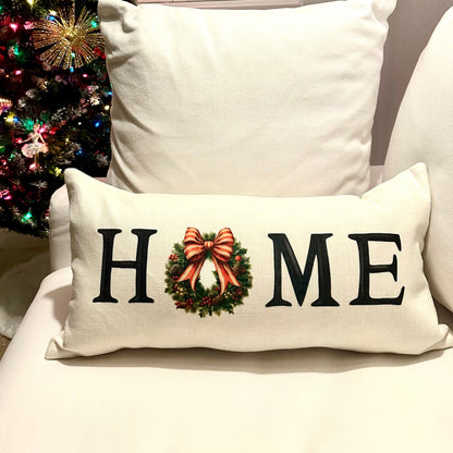 Double sided Fall & Christmas Pillow Cover