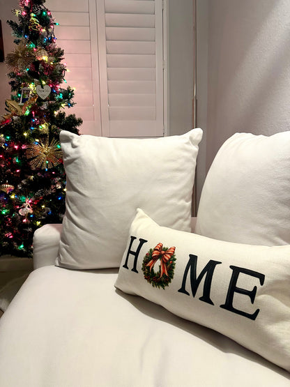 Double sided Fall & Christmas Pillow Cover