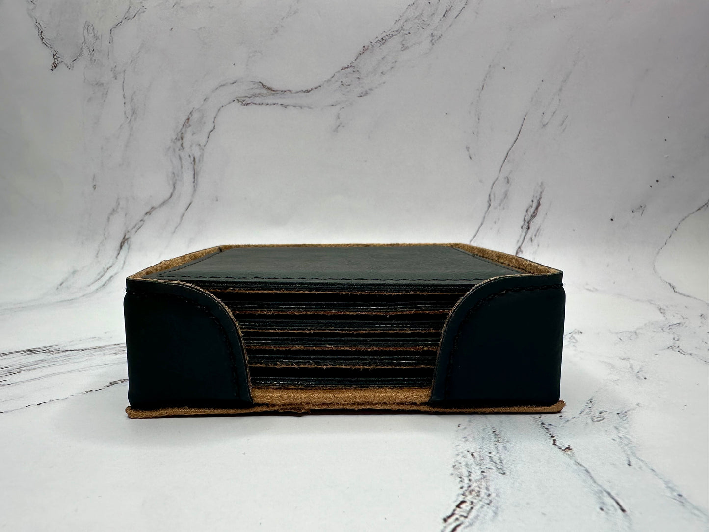 Personalized Engraved Leatherette Coasters
