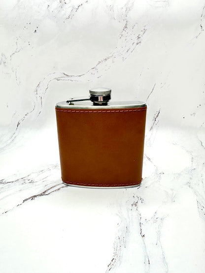 Completely Customized Leather Flasks