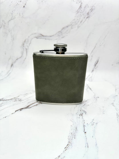 Completely Customized Leather Flasks