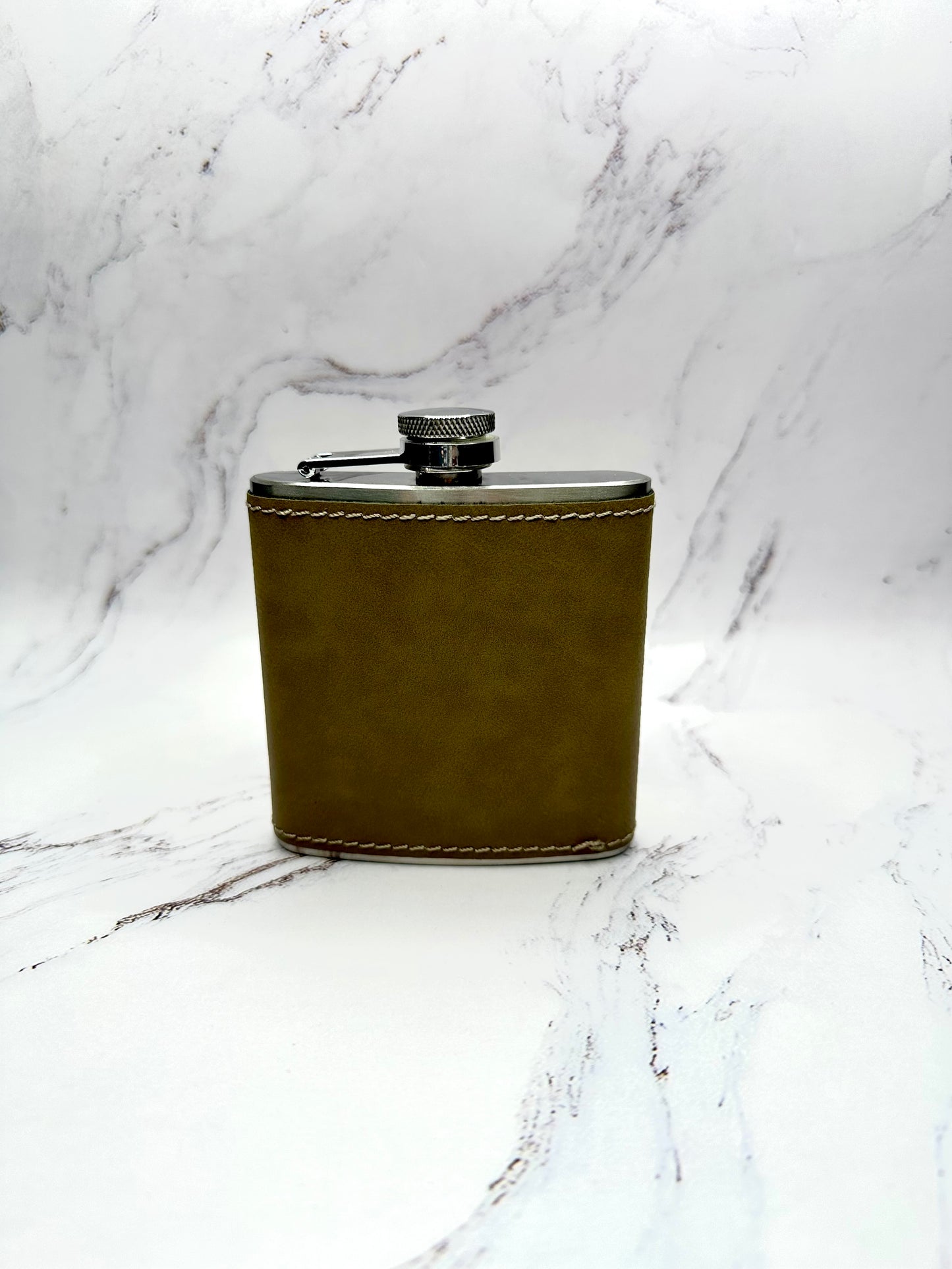 Completely Customized Leather Flasks