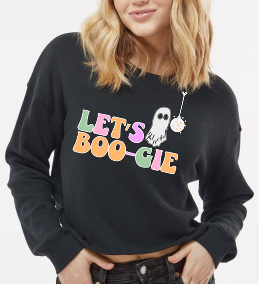 Let's Boogie - Halloween Crop Sweater
