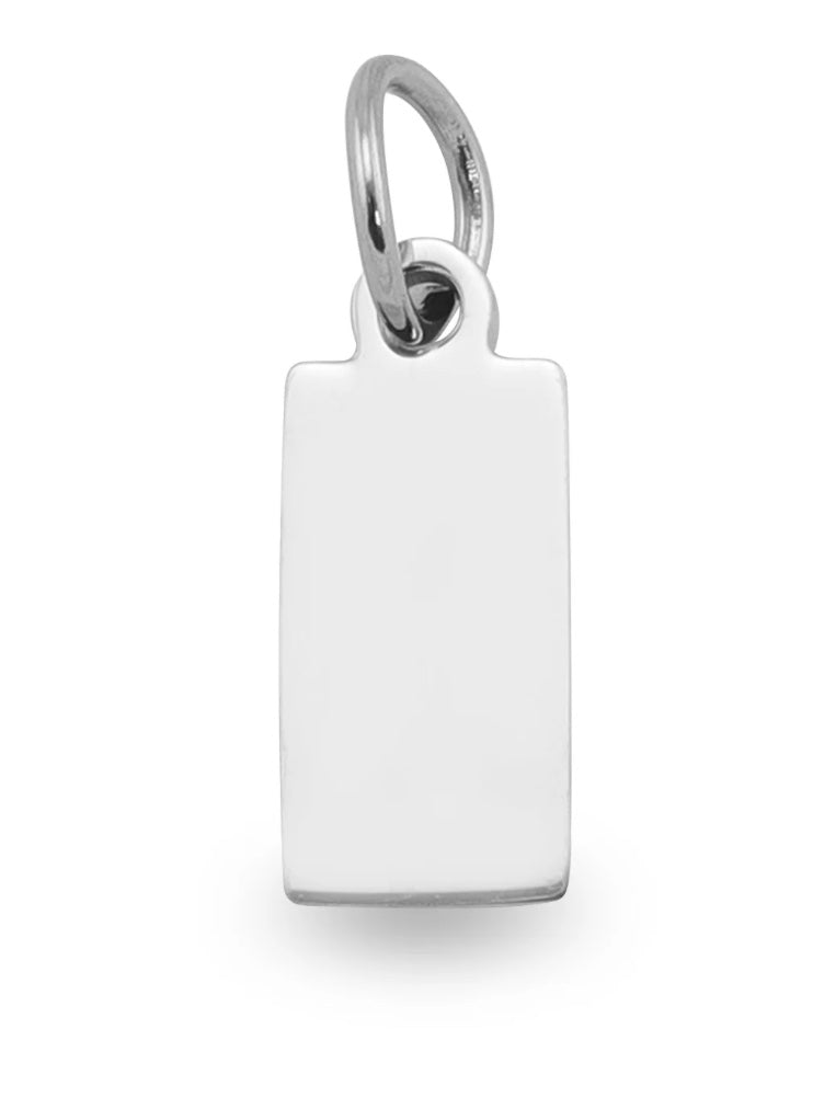 Petite Jewelry Tag Necklace (Available with 18K Gold Coating & Stainless)