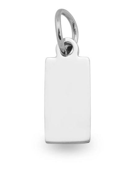 Petite Jewelry Tag Necklace (Available with 18K Gold Coating & Stainless)