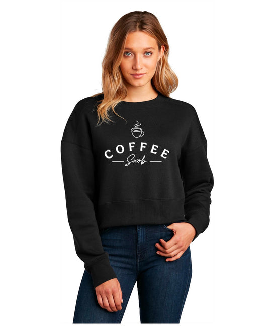 District Women's Perfect Weight Fleece Cropped Crew