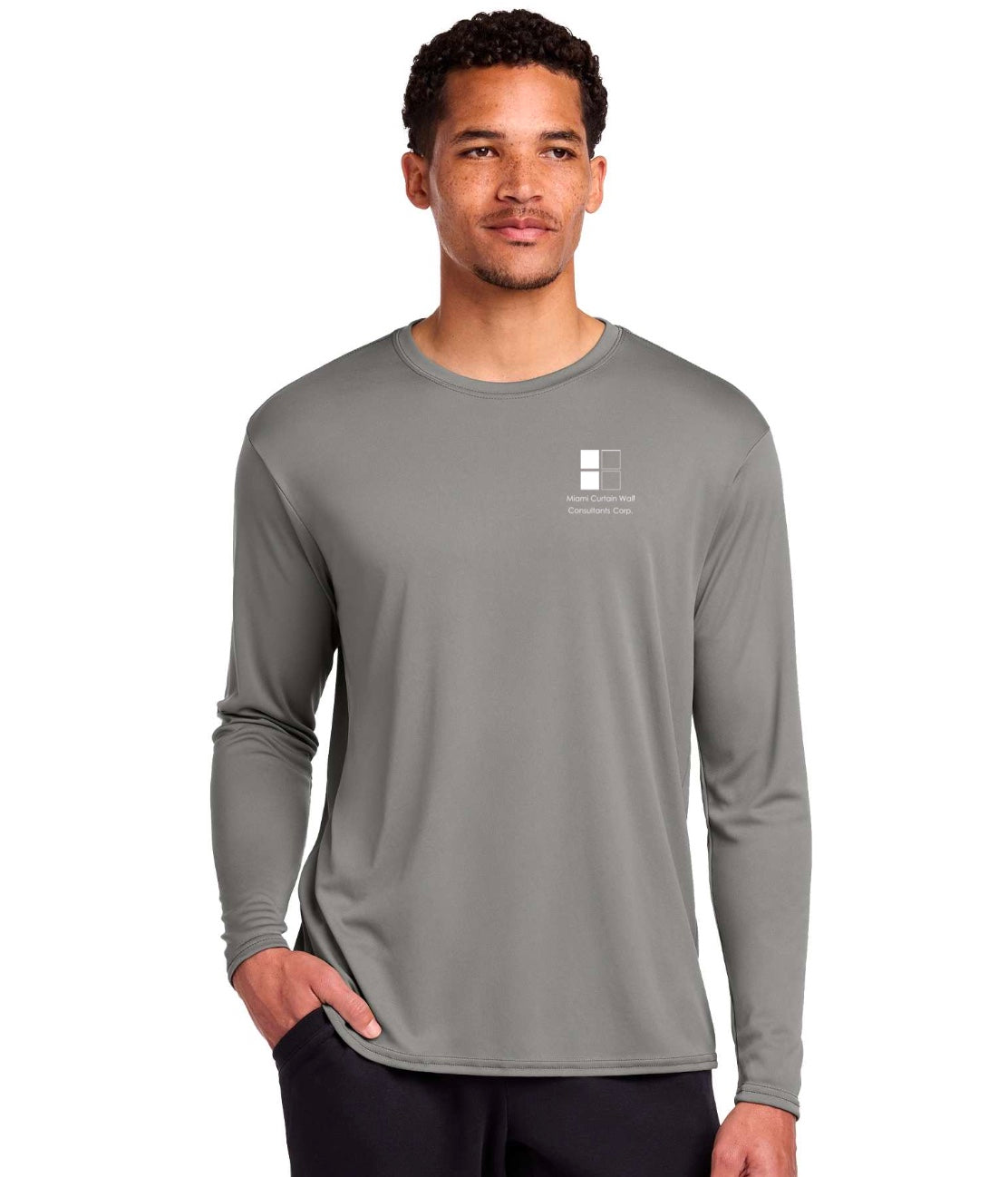 Port & Co Long Sleeve Performance Tee. PC380LS