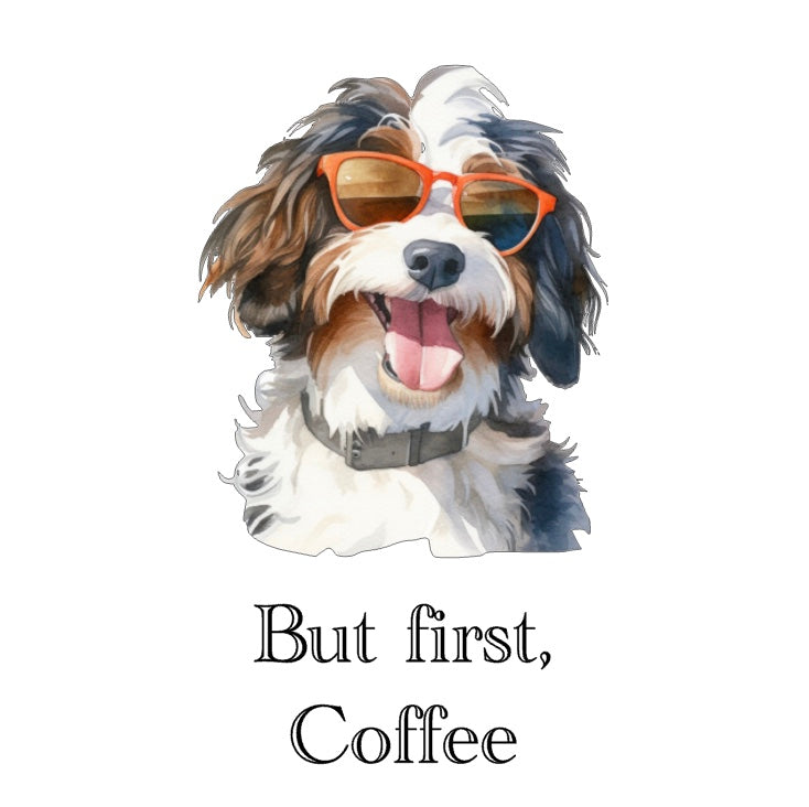20 oz Skinny Tumbler - But First, Cafecito