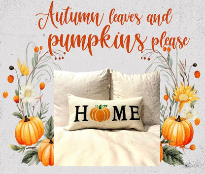 Double sided Fall & Christmas Pillow Cover