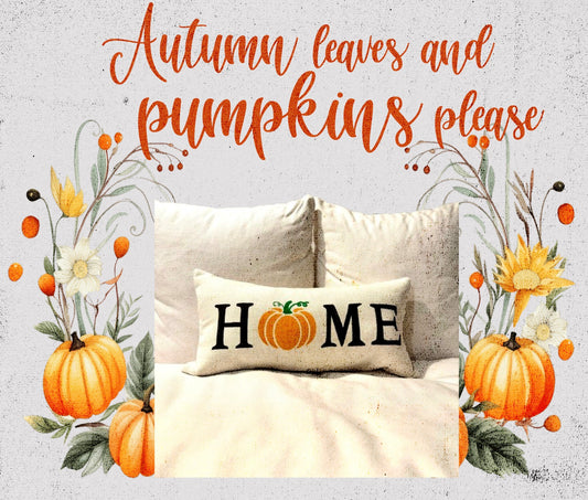 Double sided Fall & Christmas Pillow Cover