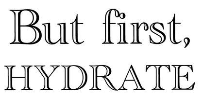 20 oz Skinny Tumbler - But First, Hydrate