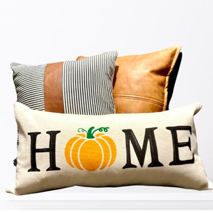 Fall Home Linen Pillow Cover