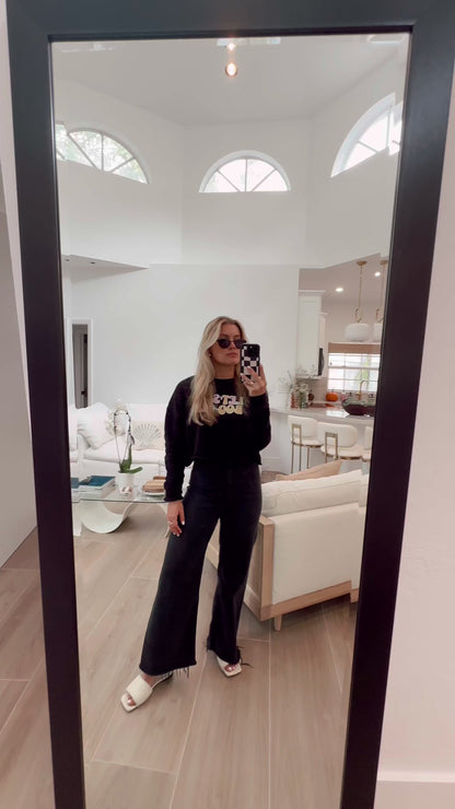 Let's Boogie - Halloween Crop Sweater